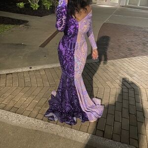 Custom made prom dress.